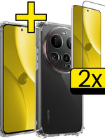 LUQ LUQ Xiaomi 15 Ultra Hoesje Shockproof Met 2x Screenprotector