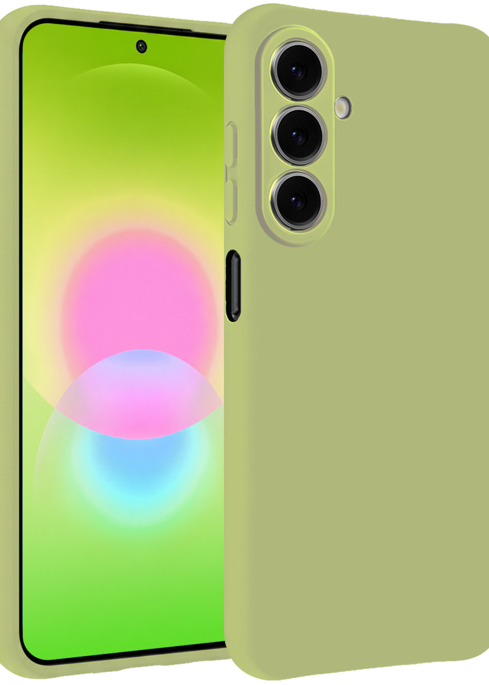 LUQ LUQ Samsung Galaxy A27 Hoesje Siliconen - Groen