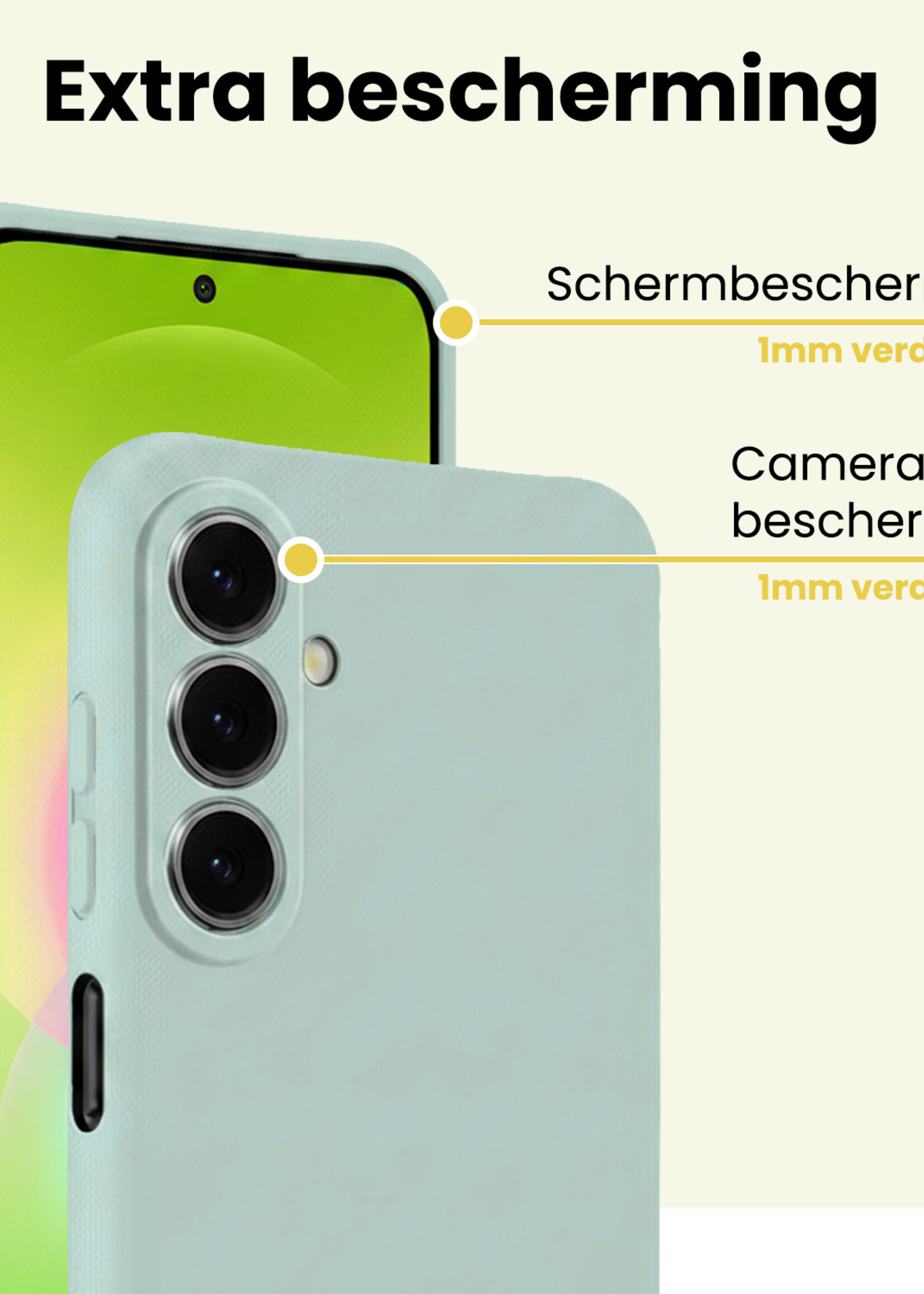 LUQ LUQ Samsung Galaxy A27 Hoesje Siliconen - Lichtblauw