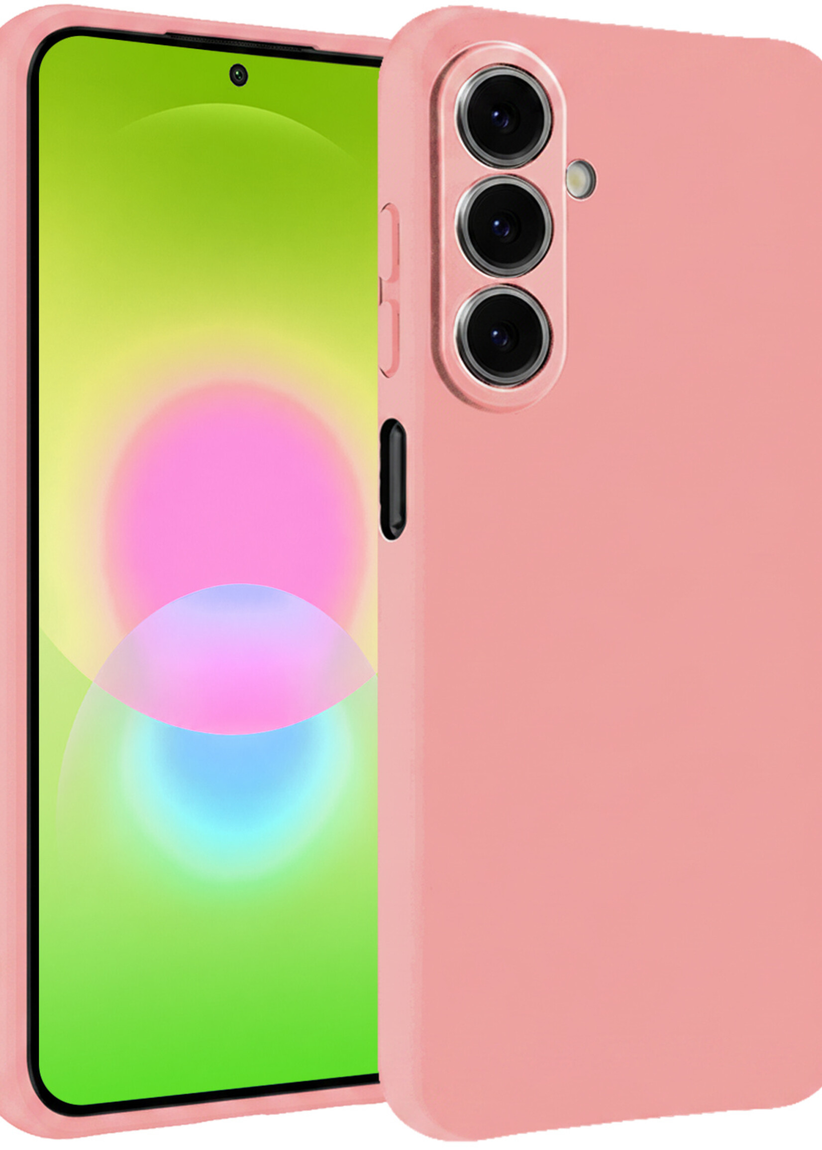 LUQ LUQ Samsung Galaxy A27 Hoesje Siliconen - Lichtroze