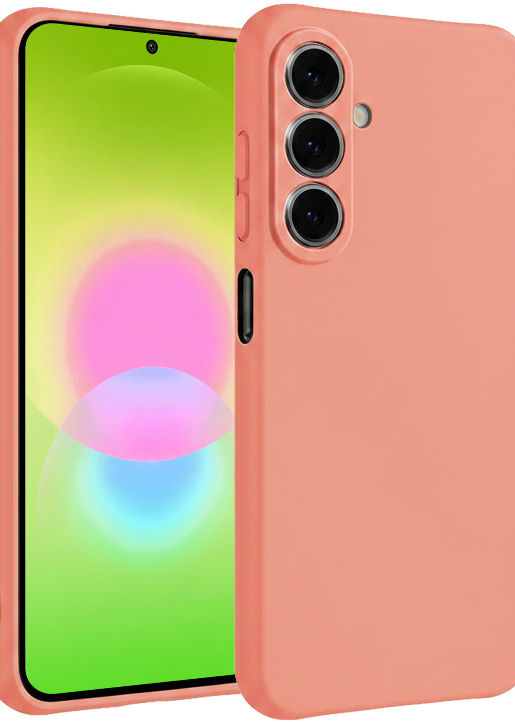 LUQ LUQ Samsung Galaxy A27 Hoesje Siliconen - Perzik