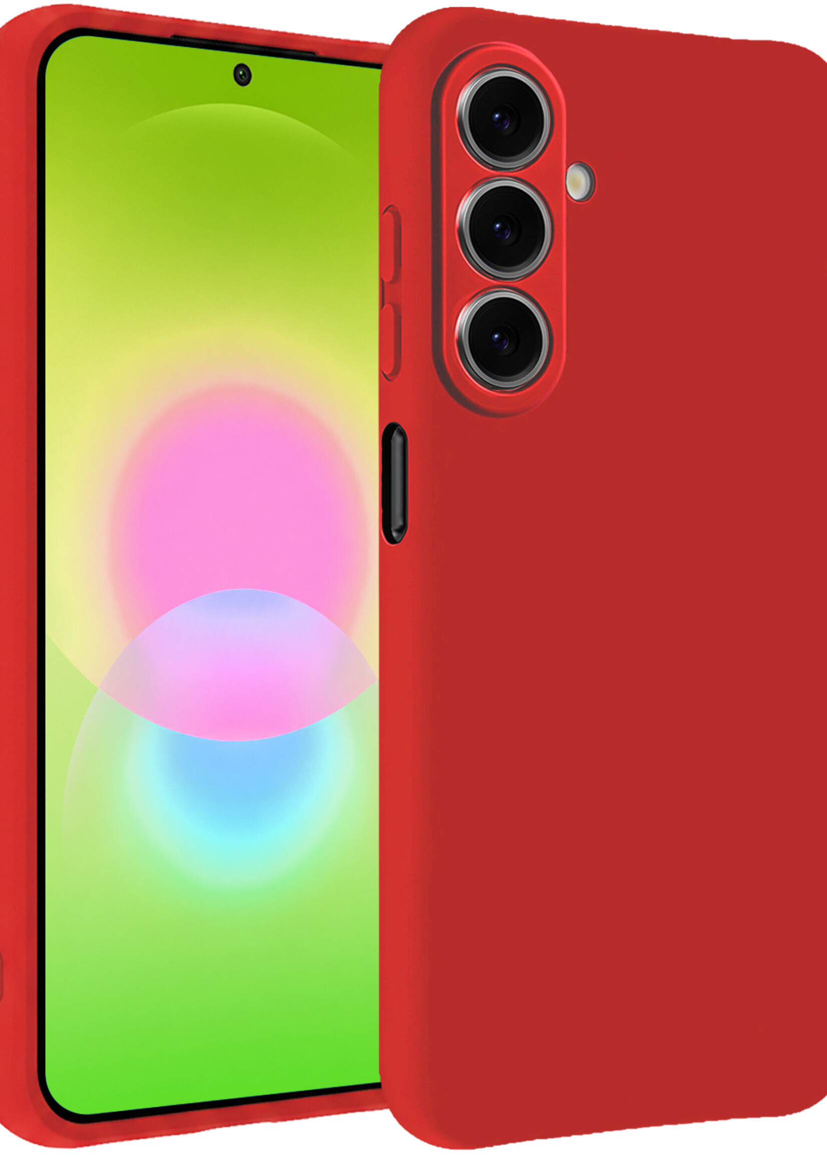 LUQ LUQ Samsung Galaxy A27 Hoesje Siliconen - Rood