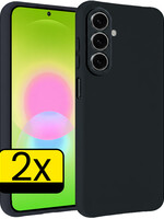 LUQ LUQ Samsung Galaxy A27 Hoesje Siliconen - Donkerblauw - 2 PACK