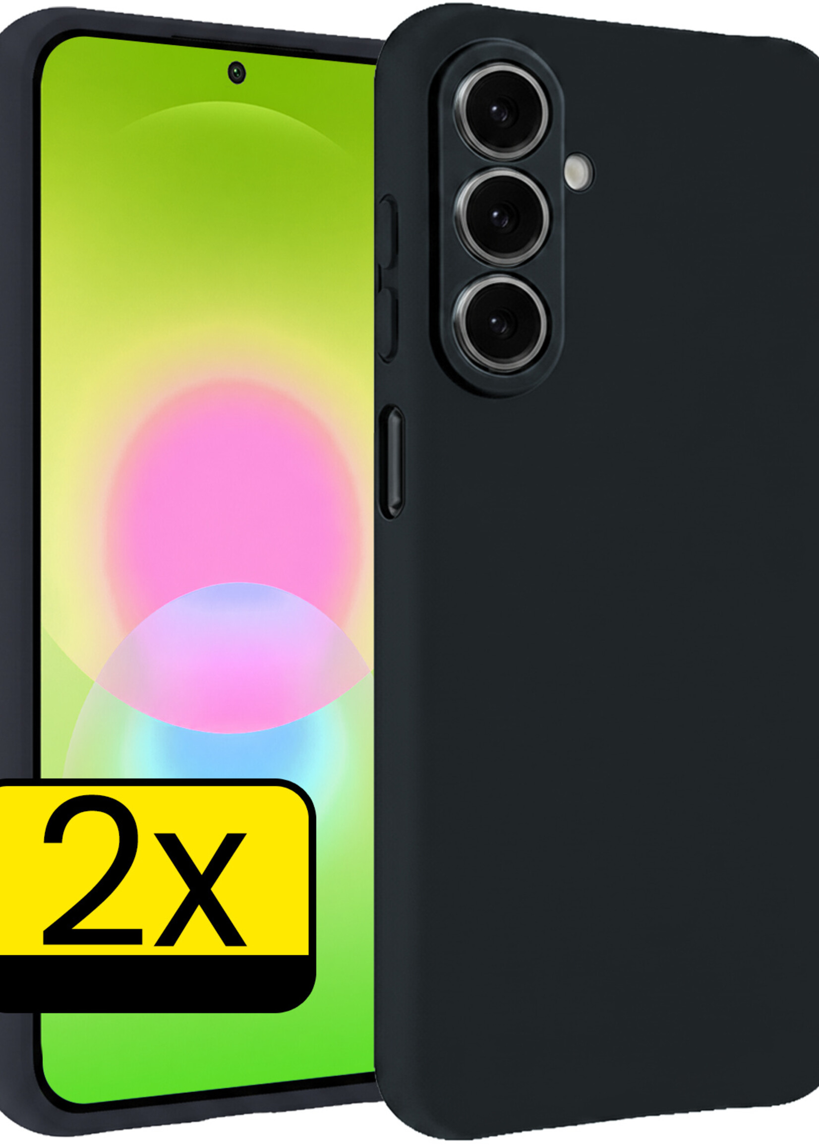 LUQ LUQ Samsung Galaxy A27 Hoesje Siliconen - Donkerblauw - 2 PACK
