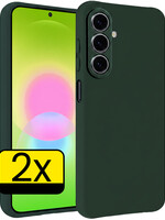 LUQ LUQ Samsung Galaxy A27 Hoesje Siliconen - Donkergroen - 2 PACK