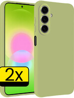LUQ LUQ Samsung Galaxy A27 Hoesje Siliconen - Groen - 2 PACK