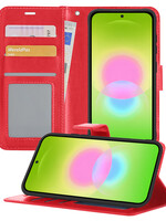 LUQ LUQ Samsung Galaxy A27 Hoesje Bookcase - Rood
