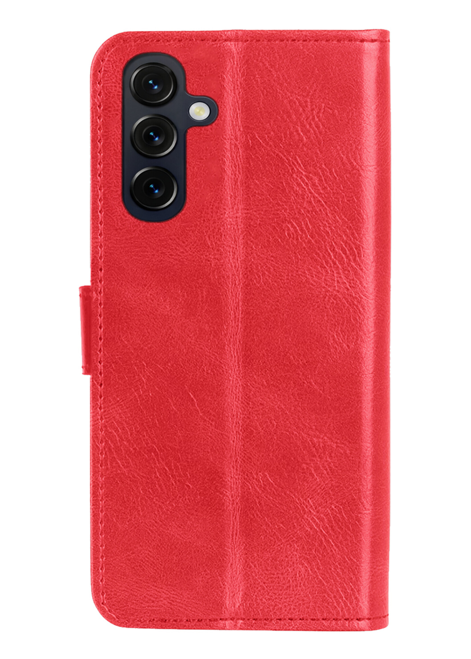 LUQ LUQ Samsung Galaxy A27 Hoesje Bookcase - Rood