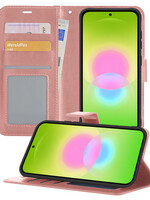 LUQ LUQ Samsung Galaxy A27 Hoesje Bookcase - Rose Goud