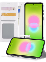 LUQ LUQ Samsung Galaxy A27 Hoesje Bookcase - Wit