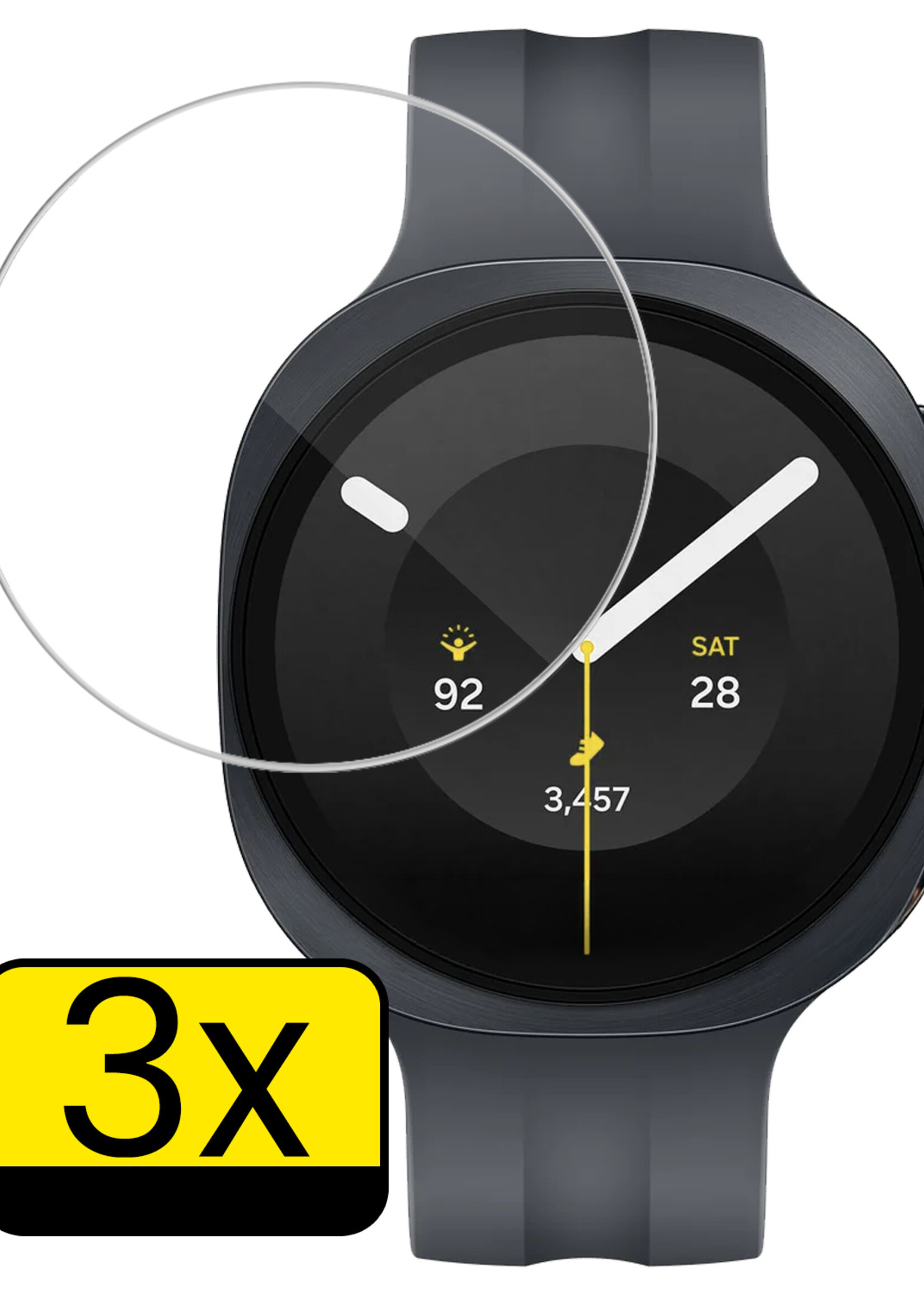 LUQ LUQ Samsung Galaxy Watch 9 (40 mm) Screenprotector - 3 PACK
