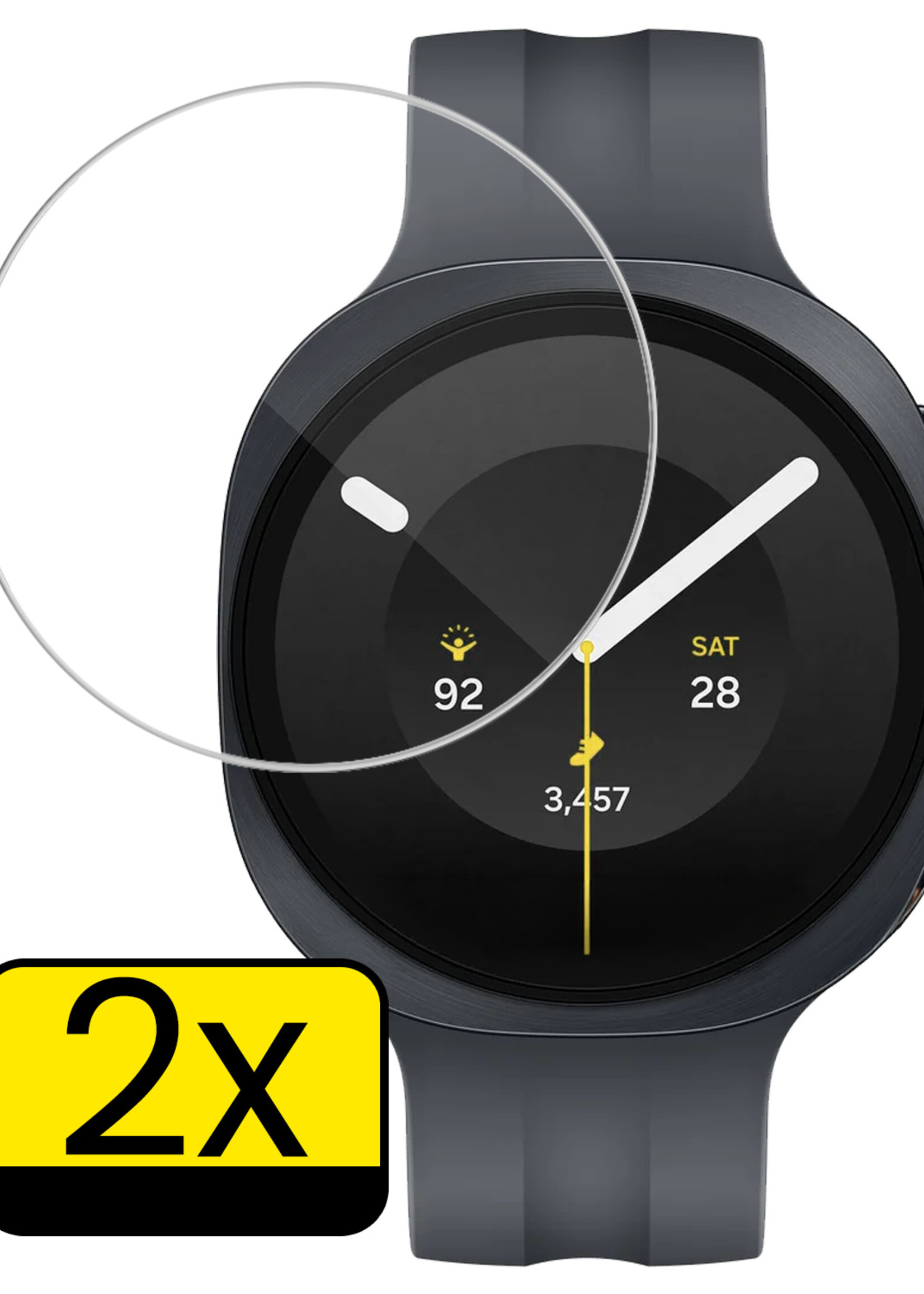 LUQ LUQ Samsung Galaxy Watch 9 (44 mm) Screenprotector - 2 PACK