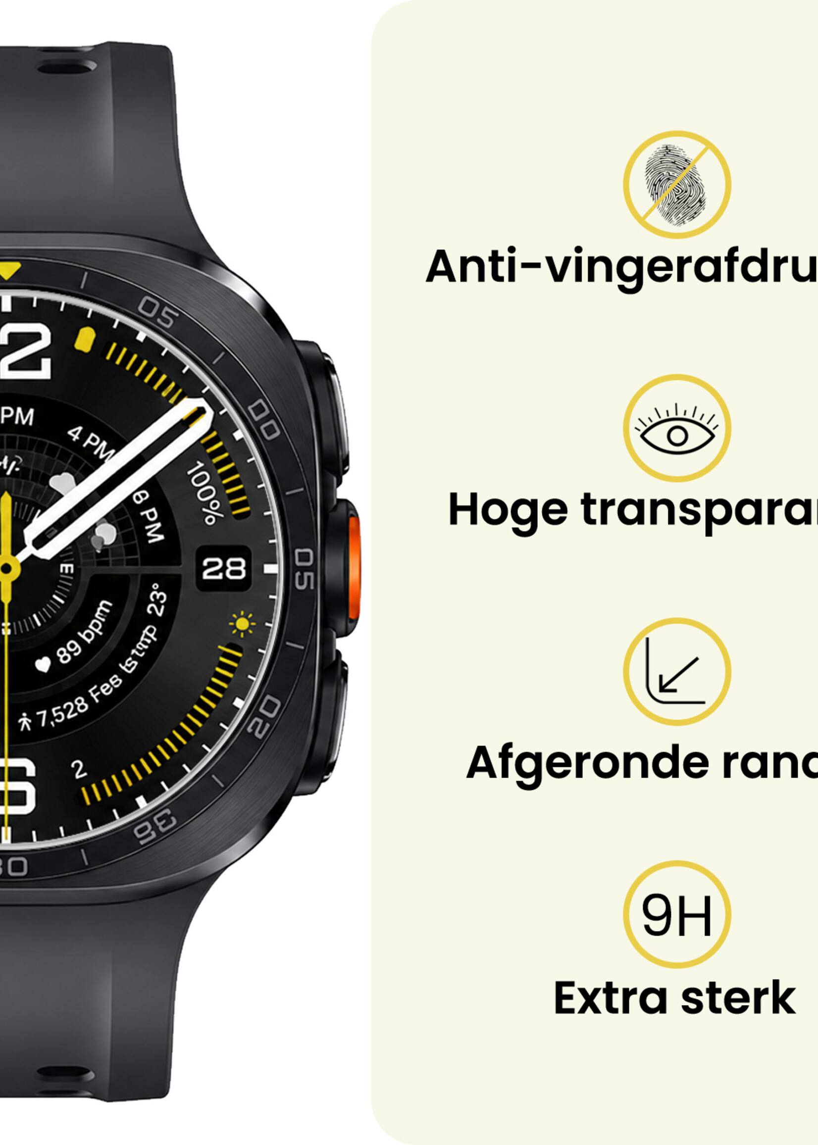 LUQ LUQ Samsung Galaxy Watch Ultra 2 (2026) Screenprotector