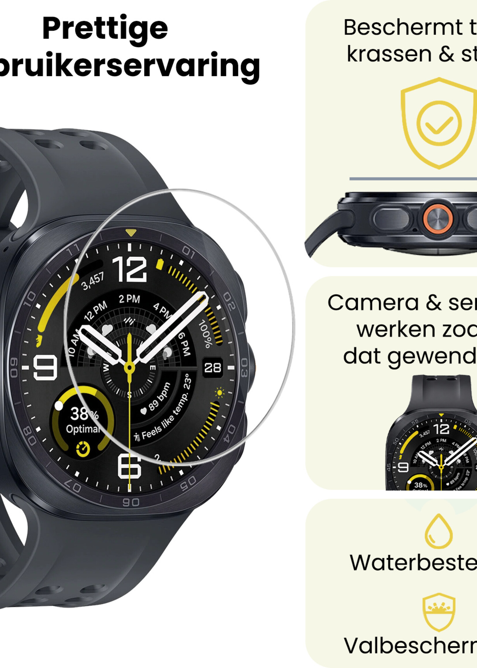 LUQ LUQ Samsung Galaxy Watch Ultra 2 (2026) Screenprotector