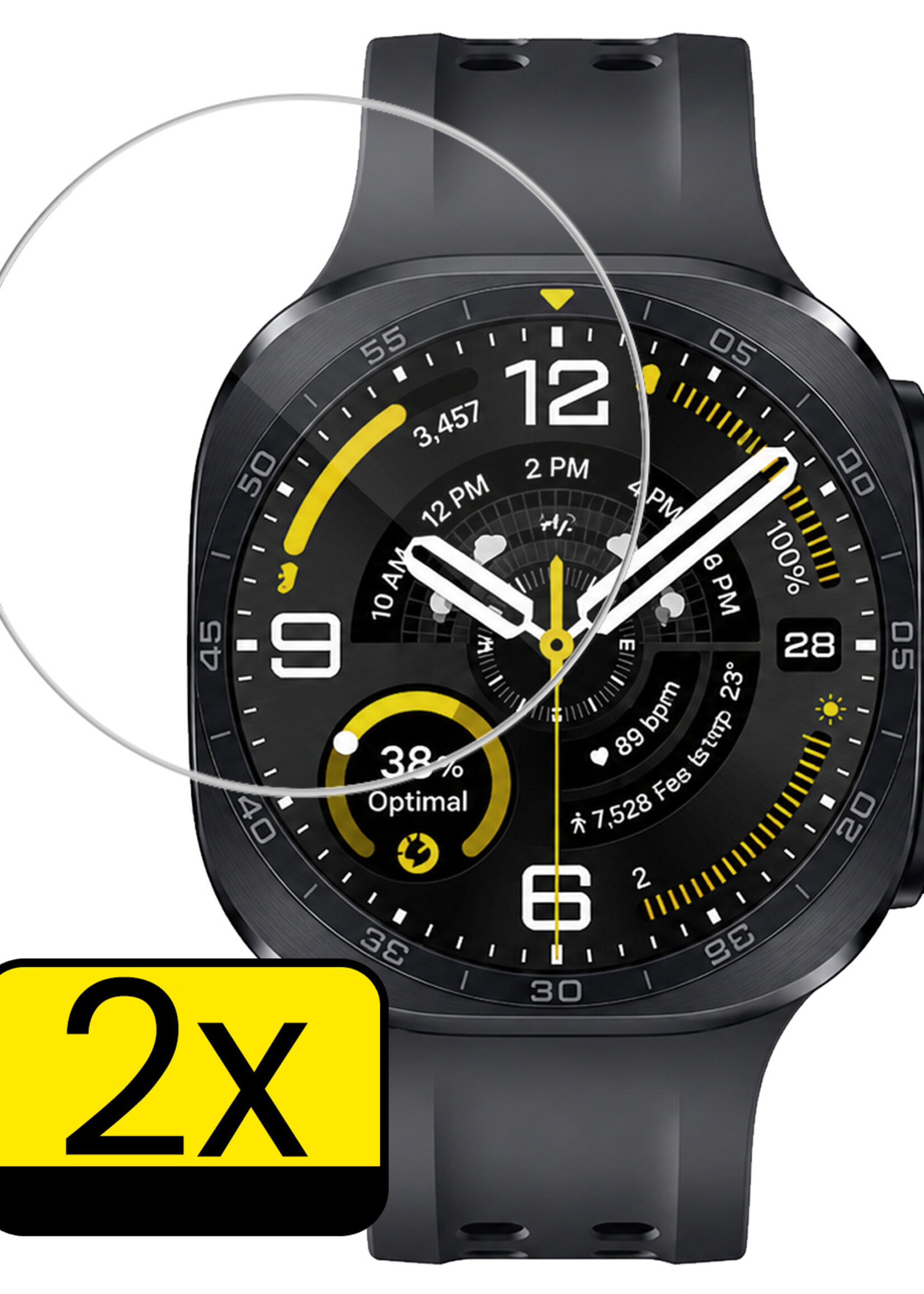 LUQ LUQ Samsung Galaxy Watch Ultra 2 (2026) Screenprotector - 2 PACK