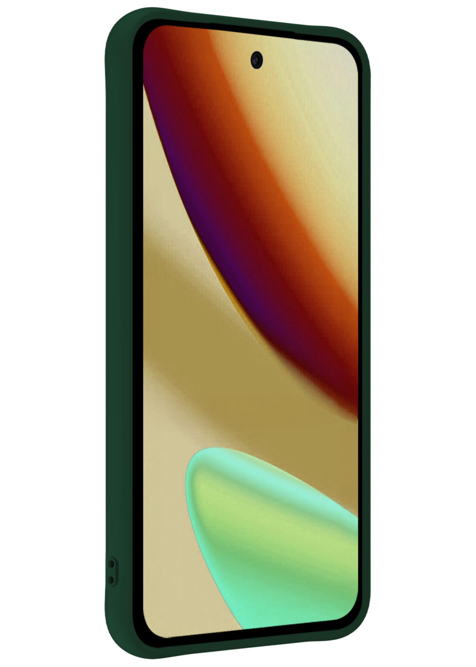 LUQ LUQ Google Pixel 11 Hoesje Siliconen - Donkergroen