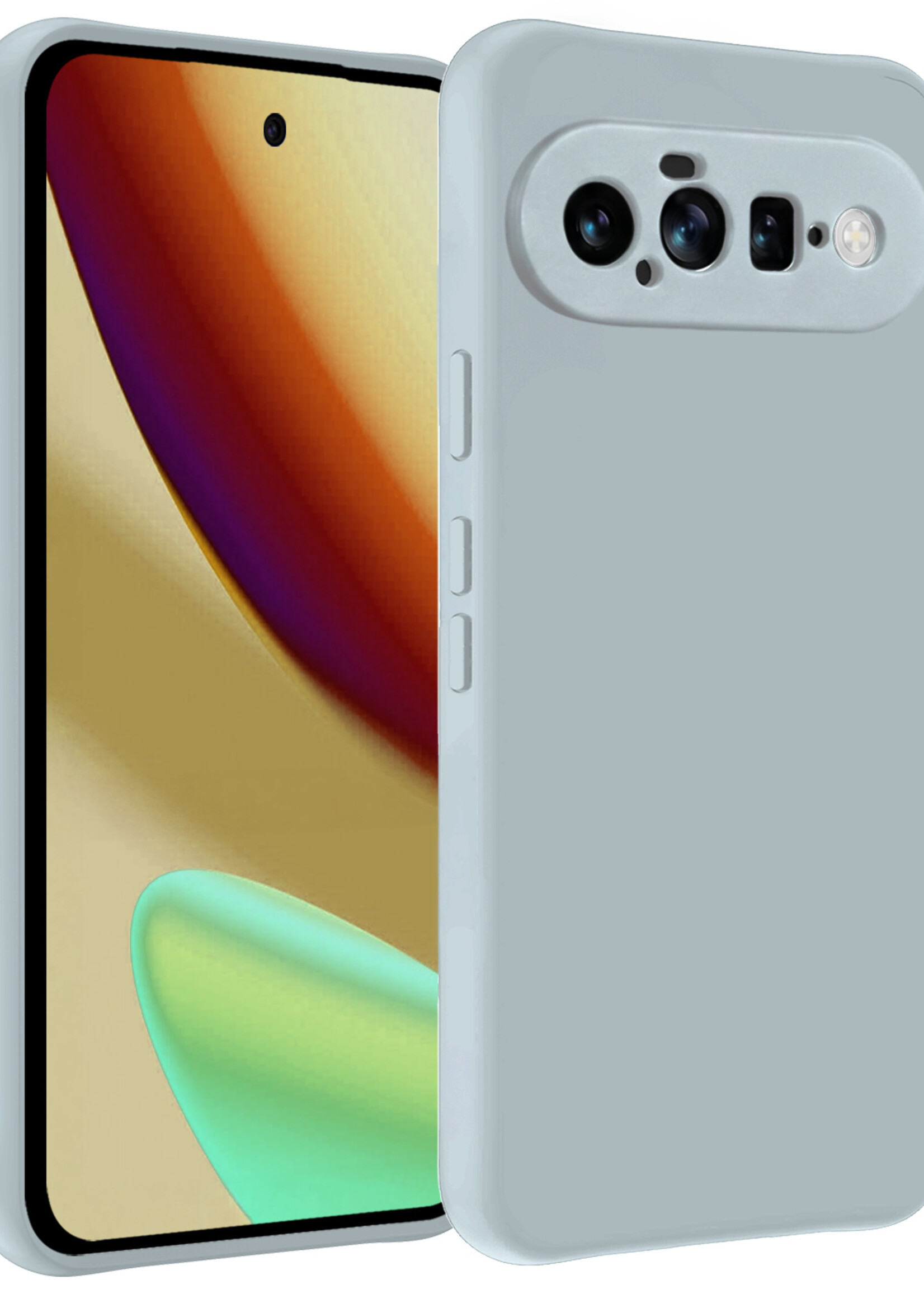 LUQ LUQ Google Pixel 11 Hoesje Siliconen - Lichtblauw