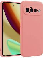 LUQ LUQ Google Pixel 11 Hoesje Siliconen - Lichtroze