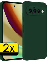 LUQ LUQ Google Pixel 11 Hoesje Siliconen - Donkergroen - 2 PACK