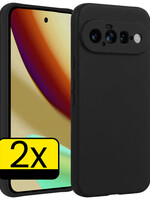 LUQ LUQ Google Pixel 11 Hoesje Siliconen - Zwart - 2 PACK