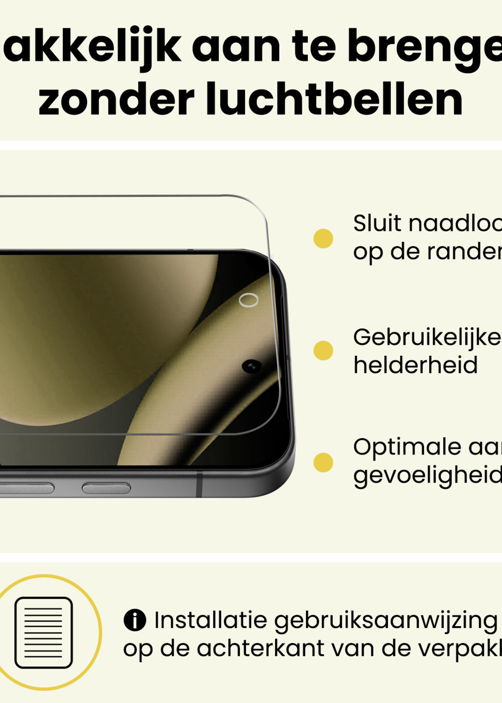 LUQ LUQ Google Pixel 11 Pro Screenprotector Glas