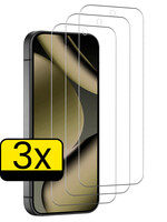 LUQ LUQ Google Pixel 11 Pro Screenprotector Glas - 3 PACK