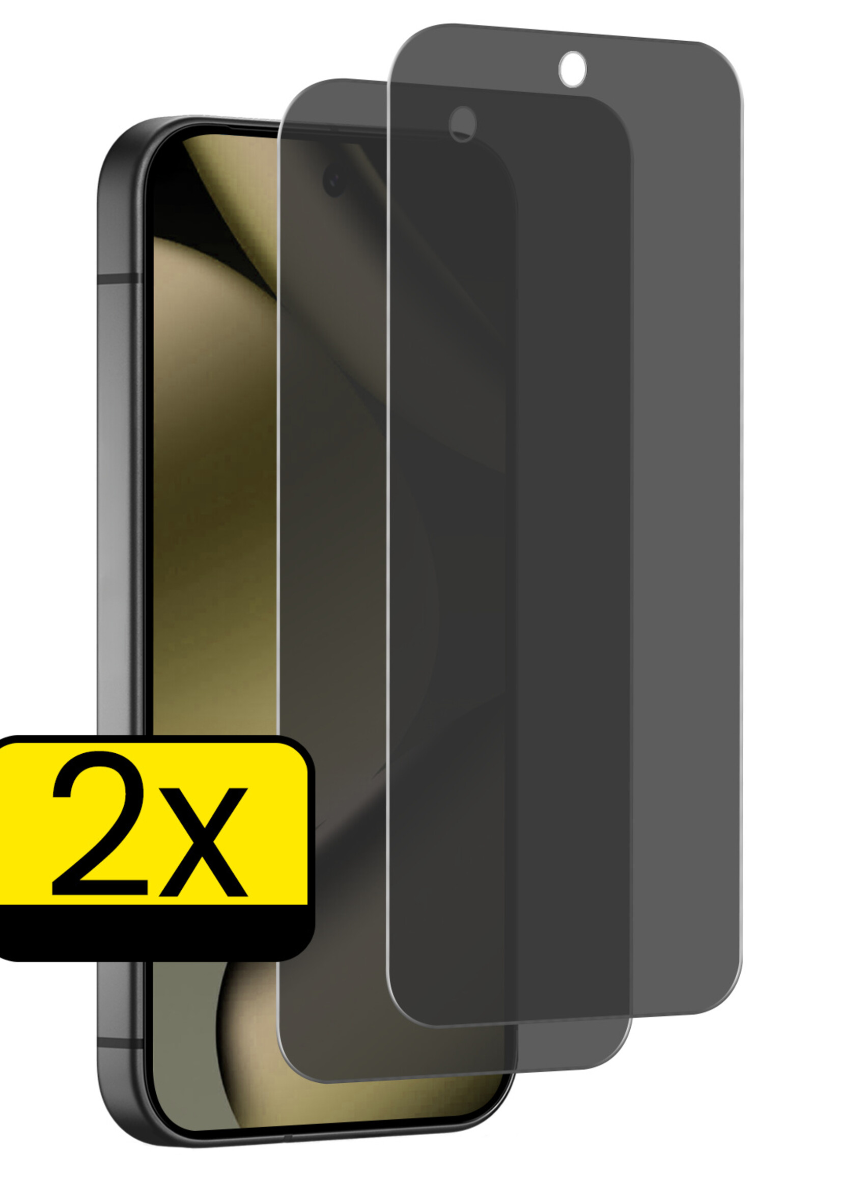 LUQ LUQ Google Pixel 11 Pro Screenprotector Glas Privacy - 2 PACK
