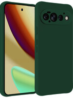 LUQ LUQ Google Pixel 11 Pro Hoesje Siliconen - Donkergroen