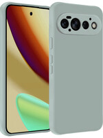 LUQ LUQ Google Pixel 11 Pro Hoesje Siliconen - Lichtblauw