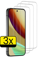 LUQ LUQ Google Pixel 11 Pro XL Screenprotector Glas - 3 PACK