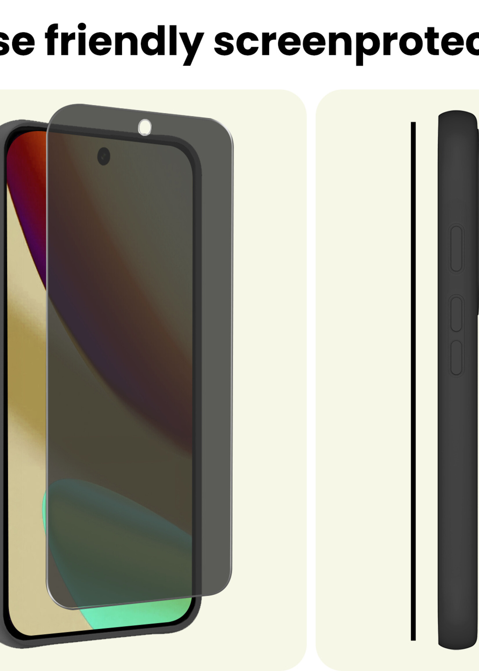 LUQ LUQ Google Pixel 11 Pro XL Screenprotector Glas Privacy