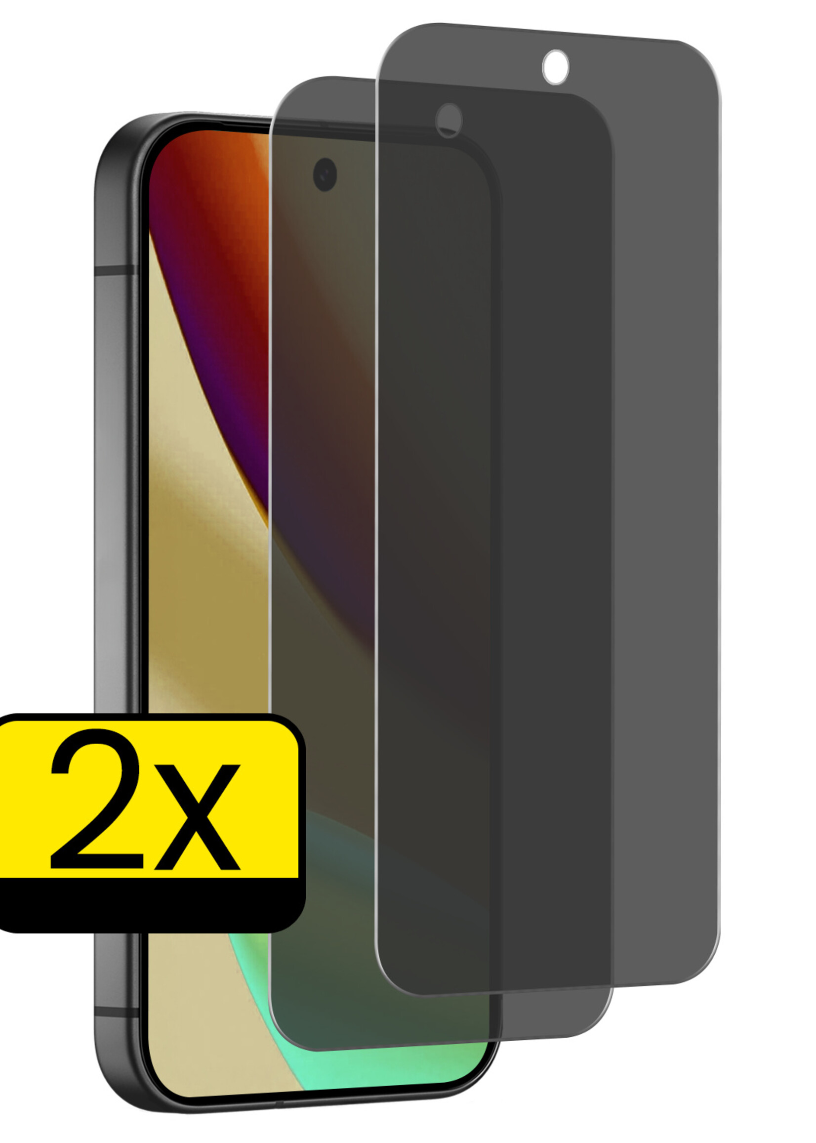 LUQ LUQ Google Pixel 11 Pro XL Screenprotector Glas Privacy - 2 PACK