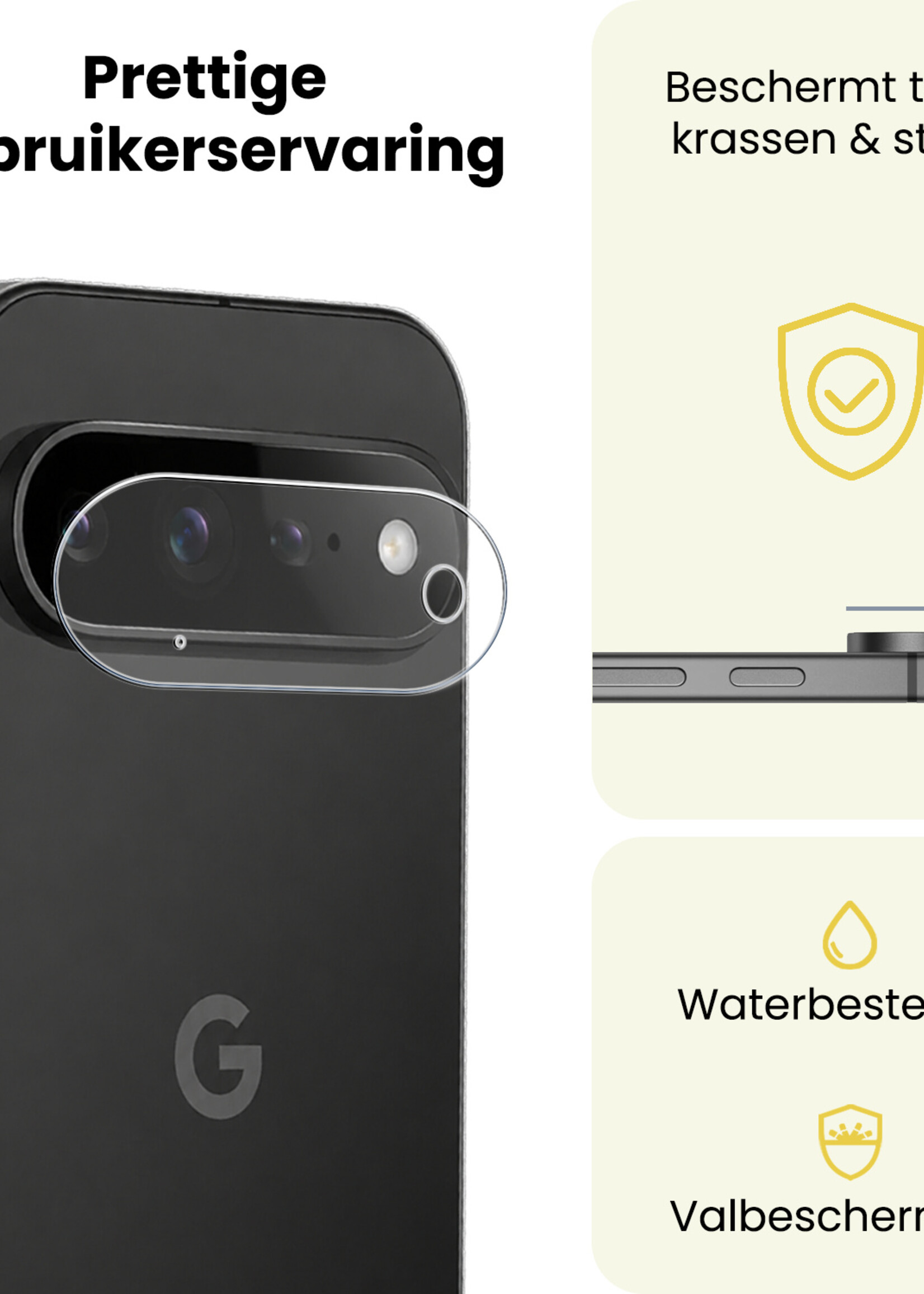 LUQ LUQ Google Pixel 11 Pro XL Camera Screenprotector - 3 PACK