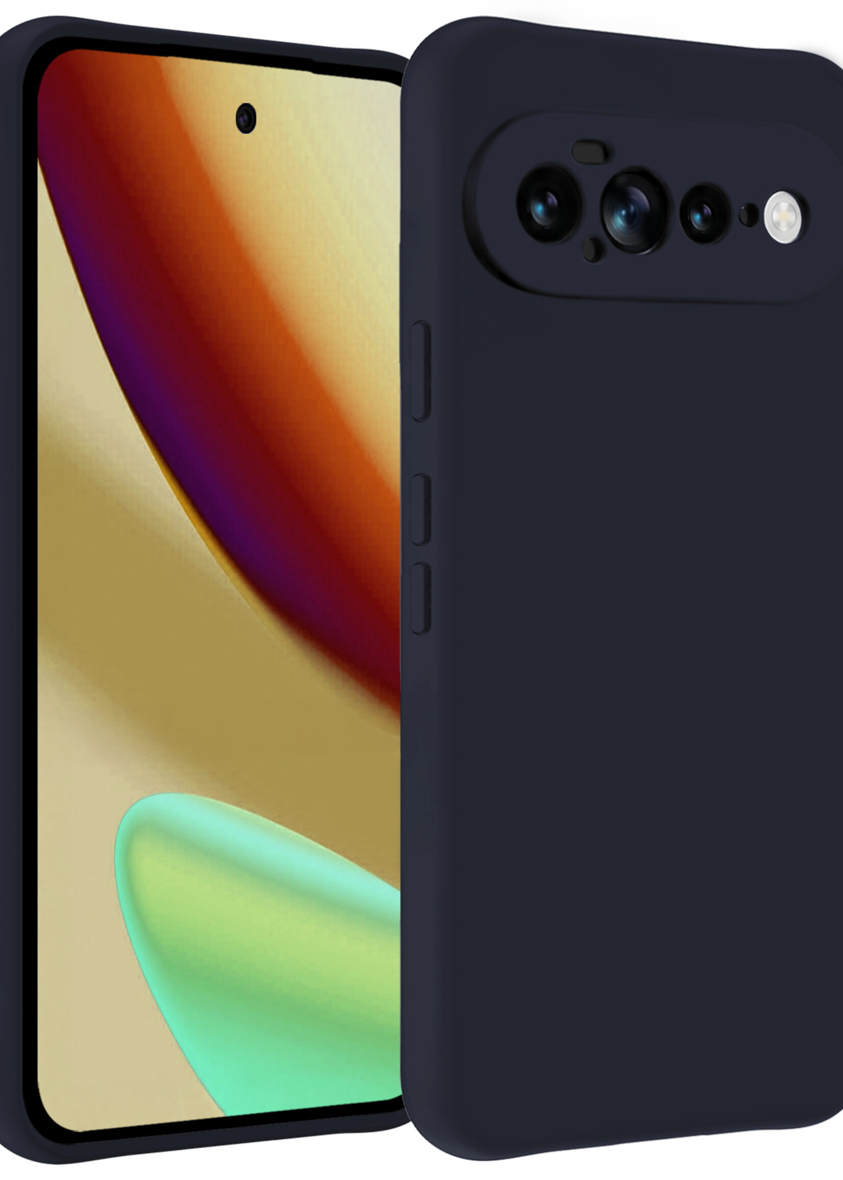 LUQ LUQ Google Pixel 11 Pro XL Hoesje Siliconen - Donkerblauw