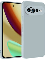 LUQ LUQ Google Pixel 11 Pro XL Hoesje Siliconen - Lichtblauw