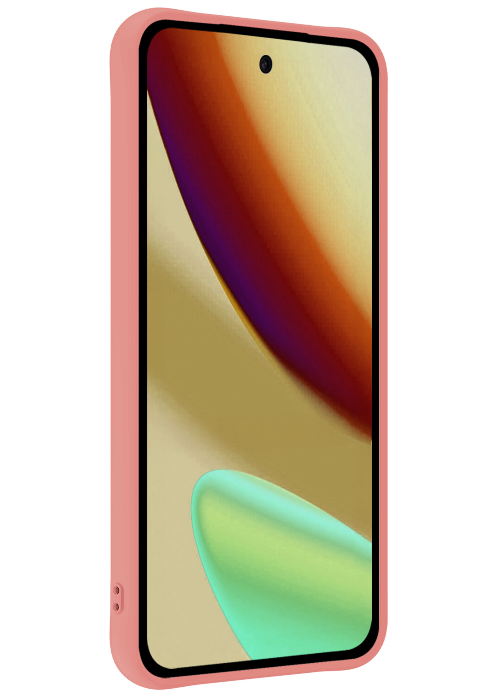 LUQ LUQ Google Pixel 11 Pro XL Hoesje Siliconen - Lichtroze