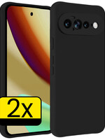 LUQ LUQ Google Pixel 11 Pro XL Hoesje Siliconen - Zwart - 2 PACK