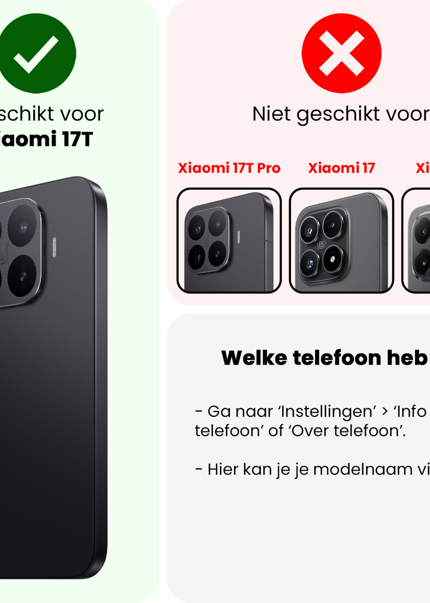 LUQ LUQ Xiaomi 17T Screenprotector - 2 PACK