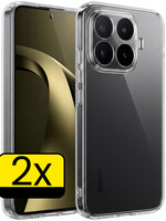 LUQ LUQ Xiaomi 17T Pro Hoesje Siliconen - Transparant - 2 PACK