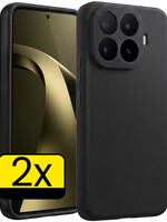 LUQ LUQ Xiaomi 17T Pro Hoesje Siliconen - Zwart - 2 PACK