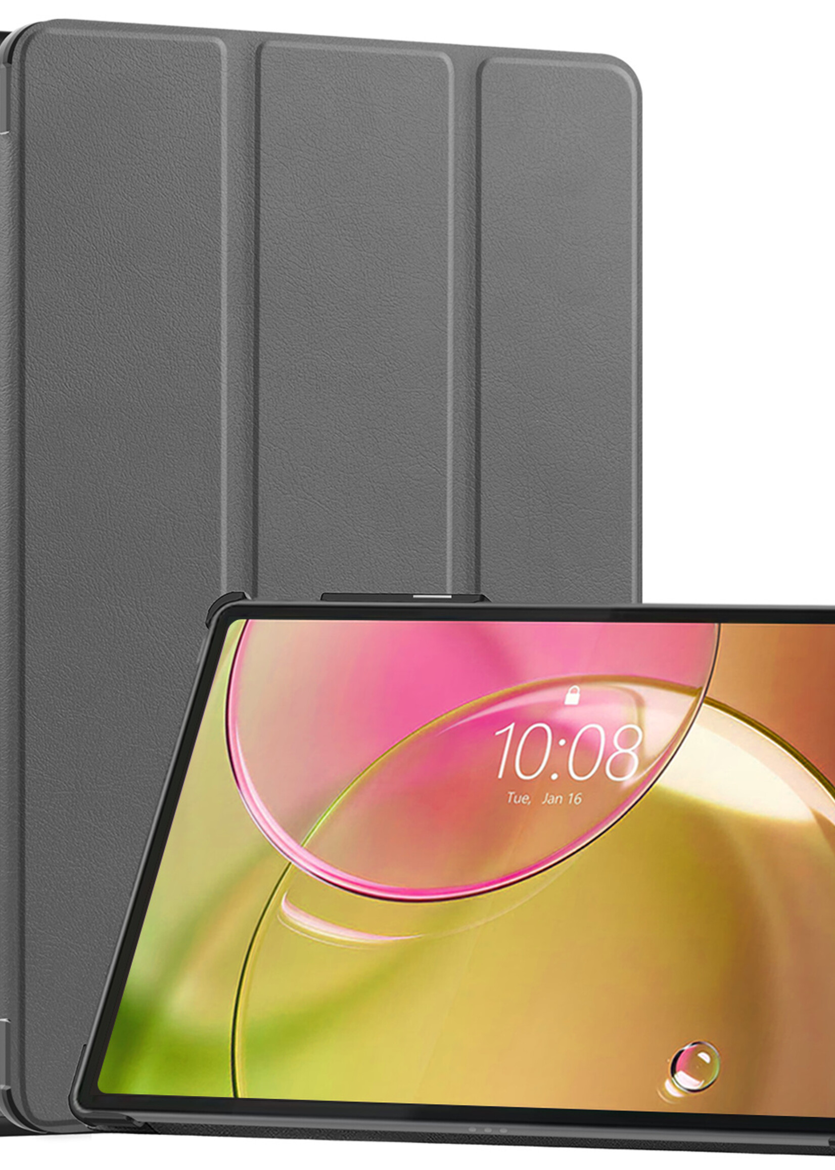 LUQ LUQ Lenovo Idea Tab Pro Gen 2 Hoesje - Grijs