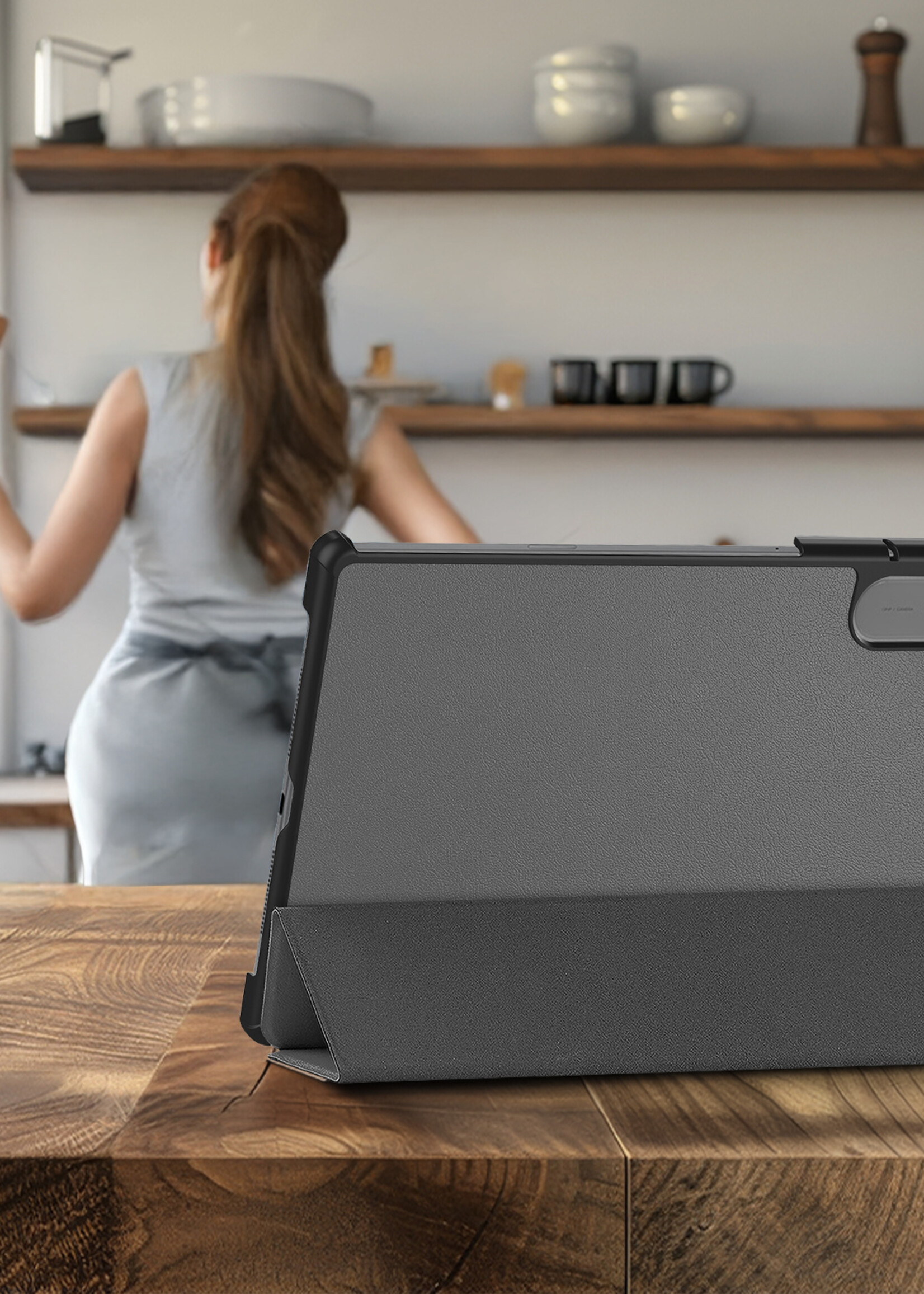 LUQ LUQ Lenovo Idea Tab Pro Gen 2 Hoesje - Grijs