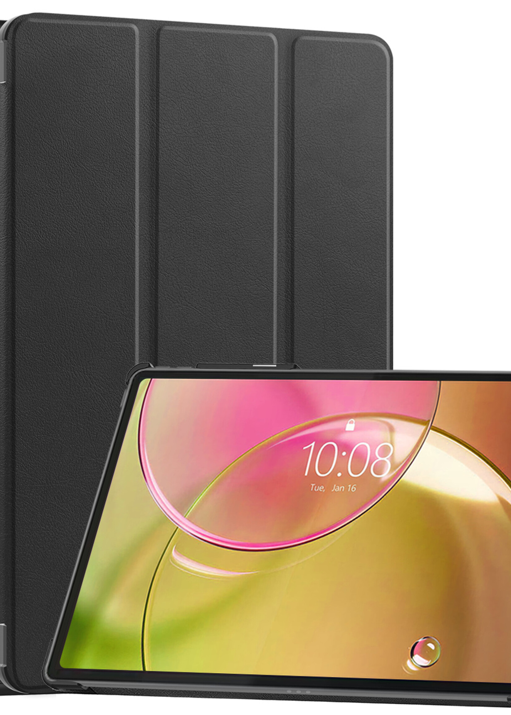 LUQ LUQ Lenovo Idea Tab Pro Gen 2 Hoesje Met Uitsparing Lenovo Pen - Zwart