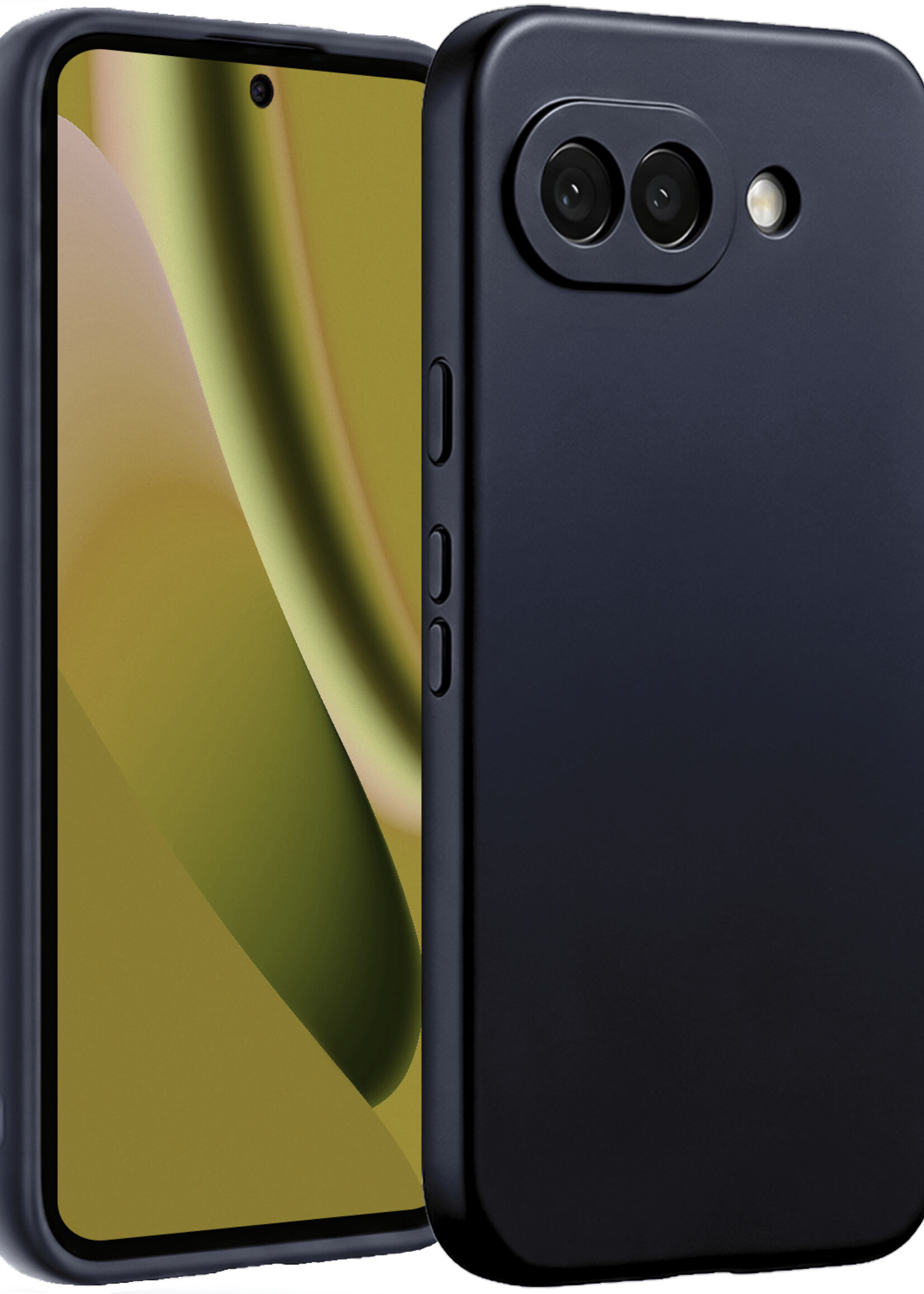 LUQ LUQ Google Pixel 10a Hoesje Siliconen - Donkerblauw