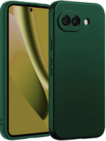 LUQ LUQ Google Pixel 10a Hoesje Siliconen - Donkergroen