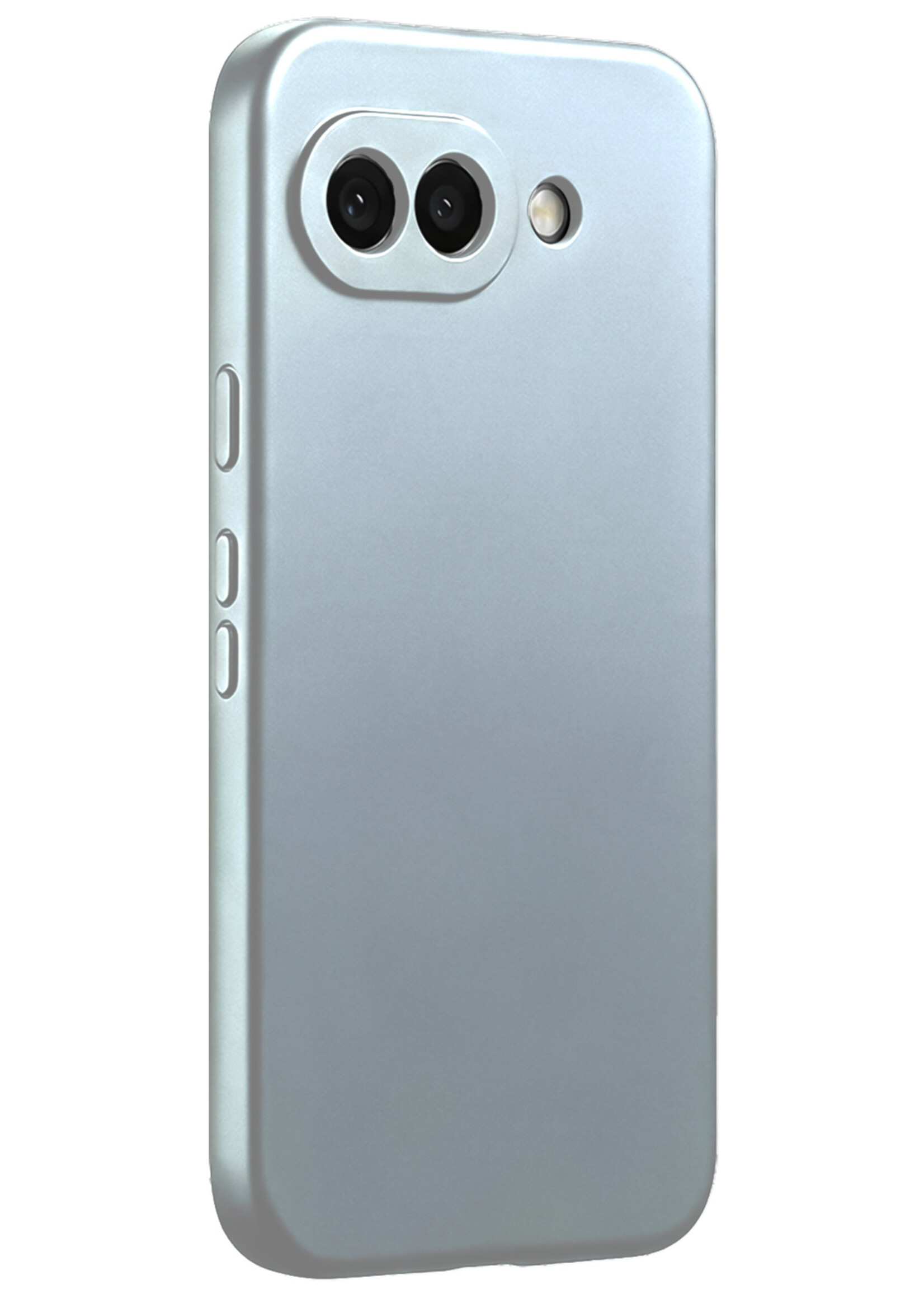 LUQ LUQ Google Pixel 10a Hoesje Siliconen - Lichtblauw - 2 PACK