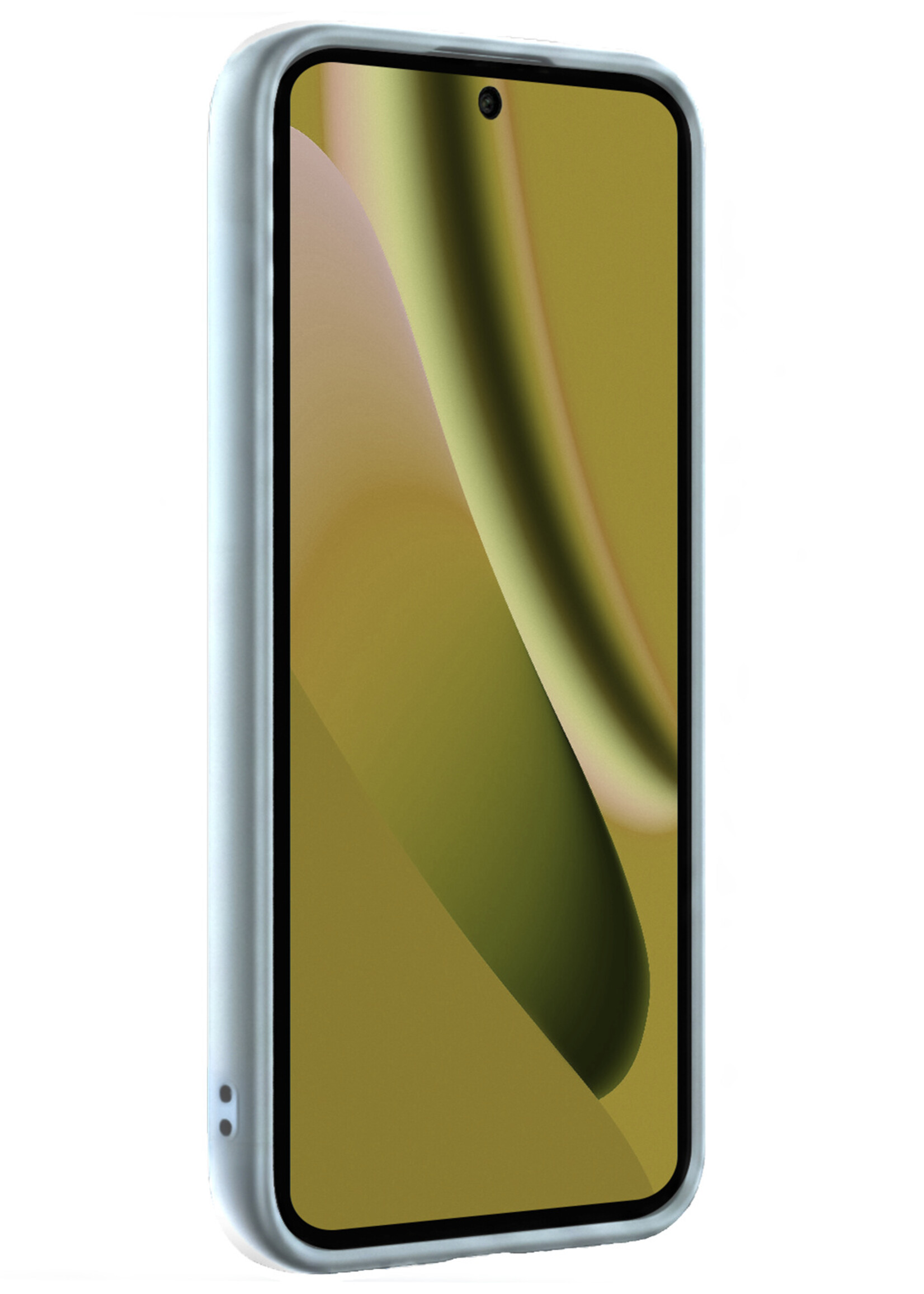 LUQ LUQ Google Pixel 10a Hoesje Siliconen - Lichtblauw - 2 PACK
