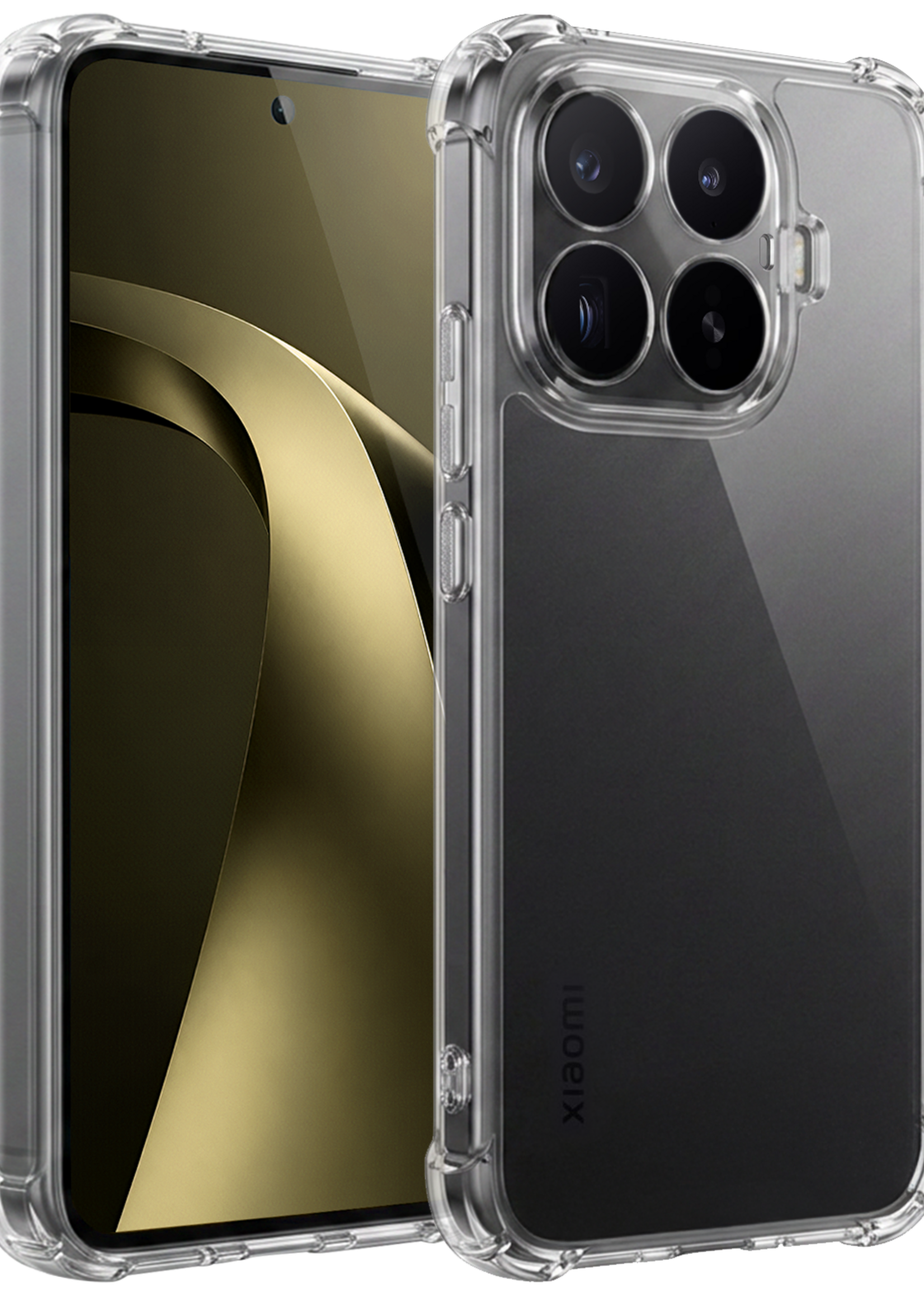LUQ LUQ Xiaomi 17T Hoesje Shockproof - Transparant