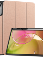 LUQ LUQ Lenovo Idea Tab Pro Gen 2 Hoesje Met Uitsparing Lenovo Pen - Rose Goud