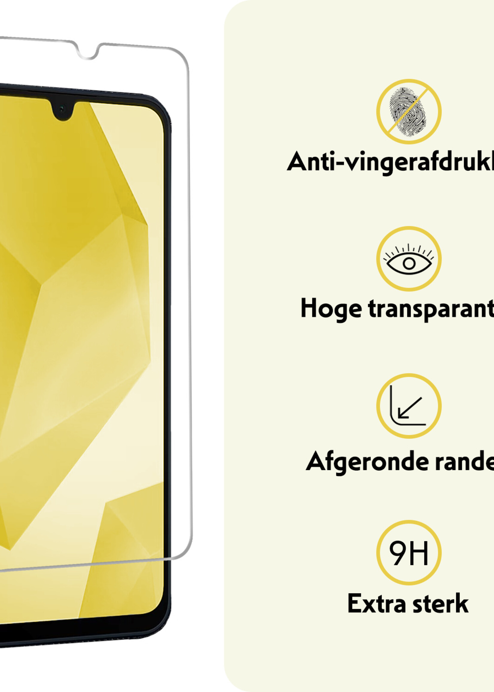 LUQ LUQ Samsung Galaxy A16 Magsafe Hoesje Zwart Met 2x Screenprotector